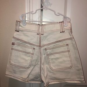 White Denim Shorts